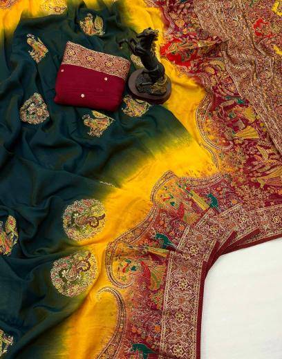 Malhar pashmina-vol-8 Silk sarees in Bangalore wholesale market